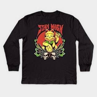 Stay high Kids Long Sleeve T-Shirt